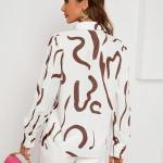 MORE N MORE TRENDZ Women's Relaxed Fit Solid Cotton Printed Shirts