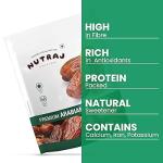 Nutraj UAE Arabian Wet Dates 1kg (500g X 2) Pouch | Khajur | Dry Fruits and Nuts | Grocery