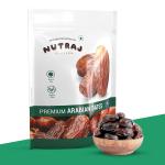 Nutraj UAE Arabian Wet Dates 1kg (500g X 2) Pouch | Khajur | Dry Fruits and Nuts | Grocery