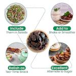 Nutraj UAE Arabian Wet Dates 1kg (500g X 2) Pouch | Khajur | Dry Fruits and Nuts | Grocery