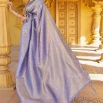 SWORNOF Women's kanjivaram banarasi silk saree for Patola festival Wedding silk with rich pallu Design sarees for women with blouse piece